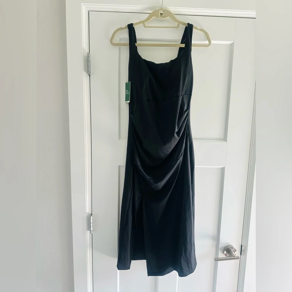 Halara Ruched Bodycon Midi Dress - Picture 6 of 15